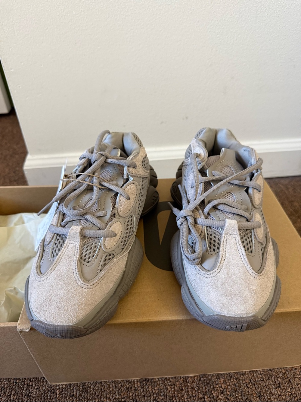 adidas Kids Beige/Taupe Athletic Sneakers